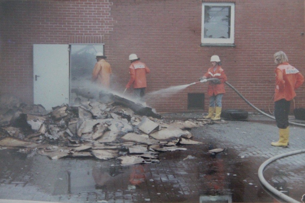 Großbrand Fa. Thale 14.07.1991