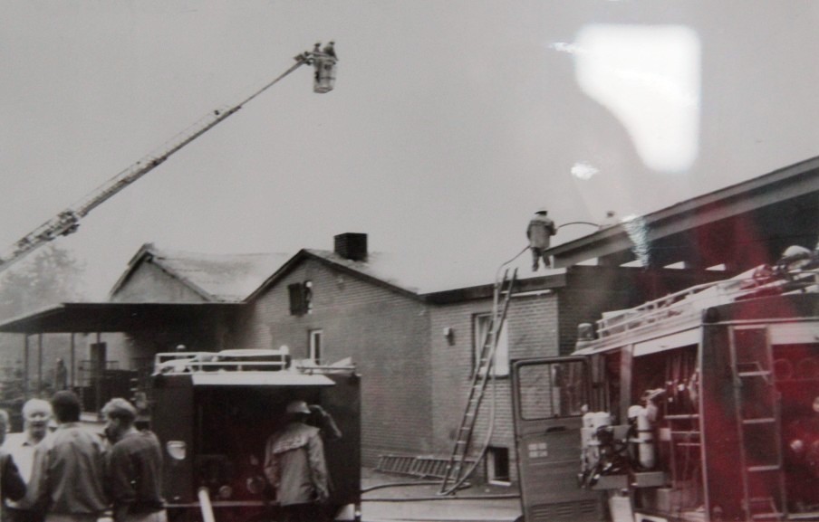 Großbrand Fa. Thale 14.07.1991