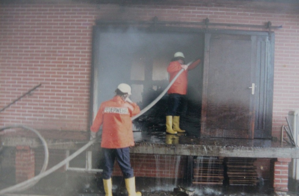 Großbrand Fa. Thale 14.07.1991