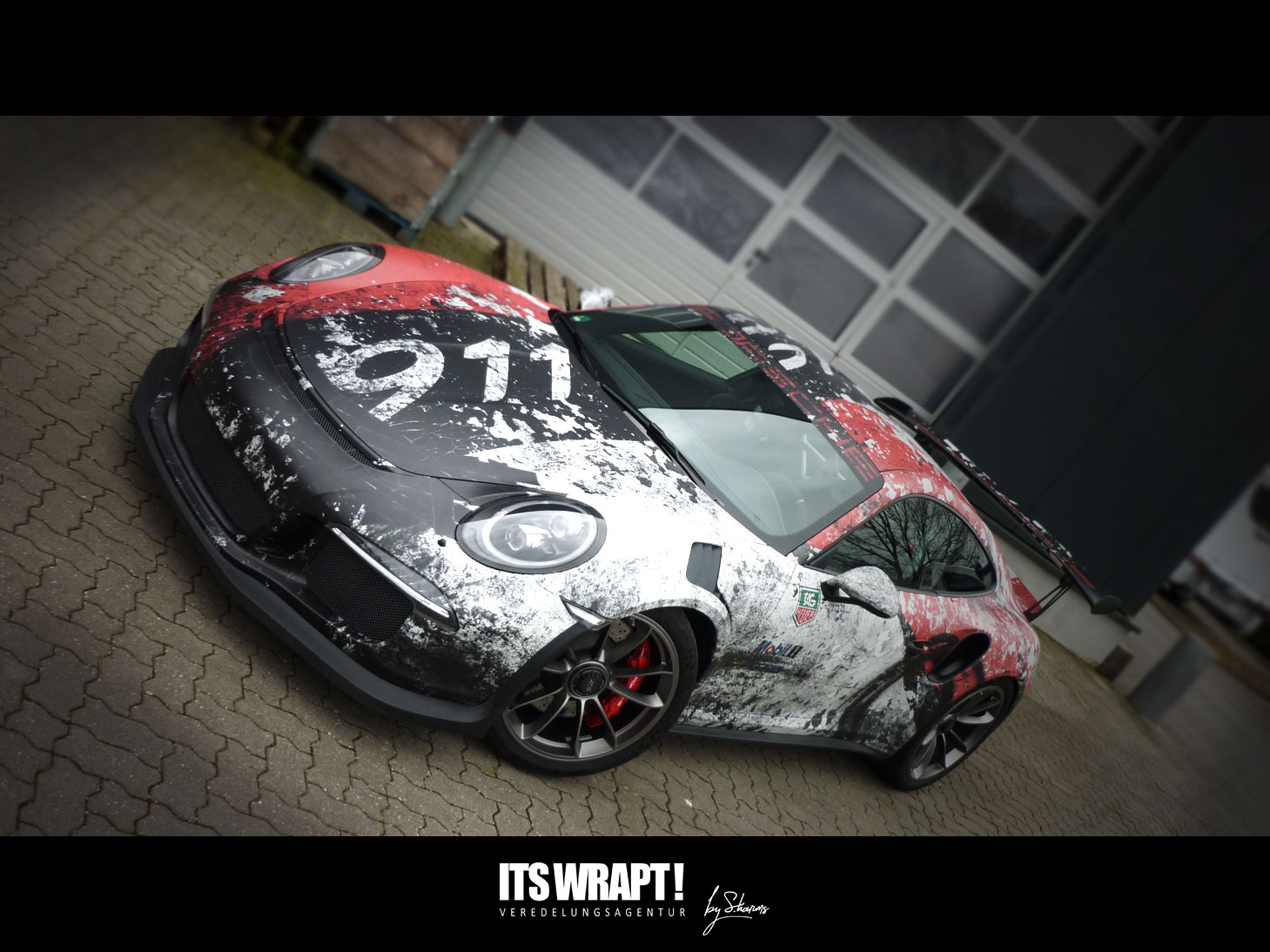 Porsche GT3 RS Verwitterte Designfolierung