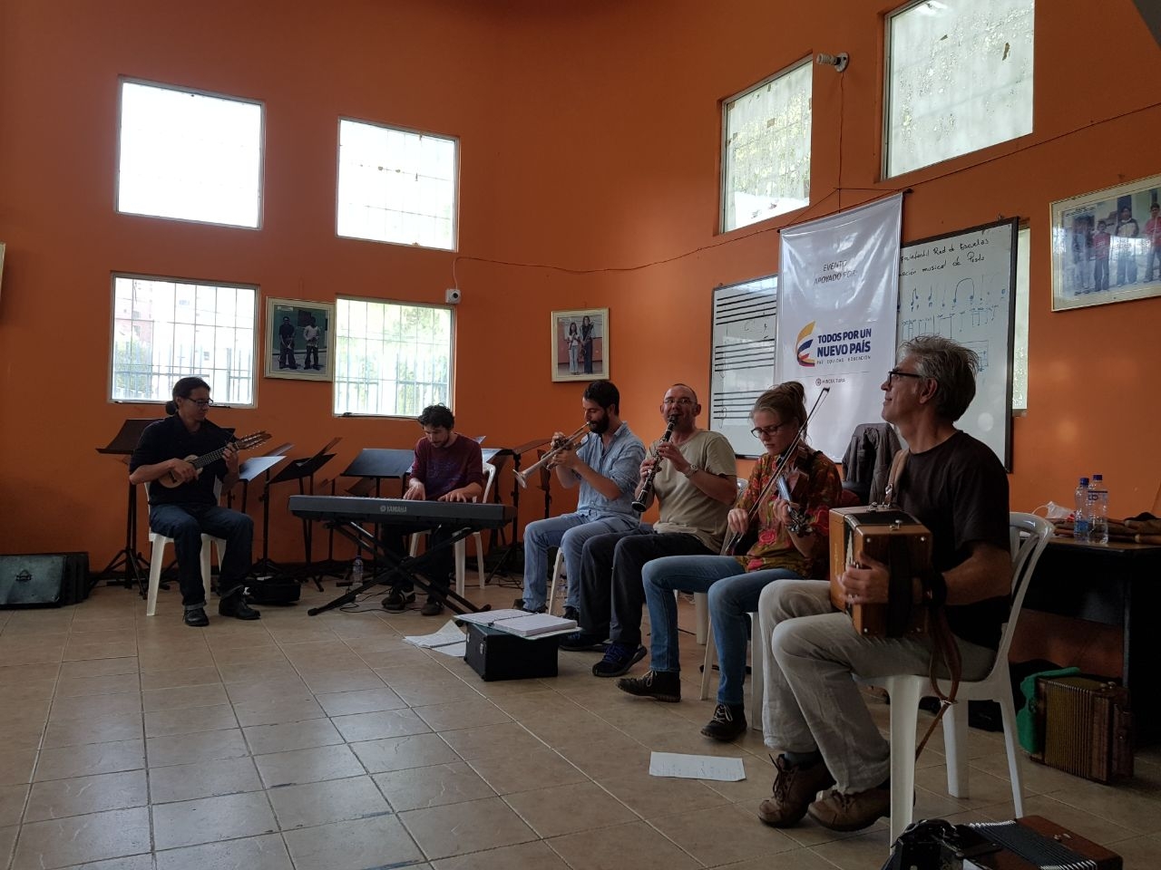 Avec notre ami Carlitos au charango