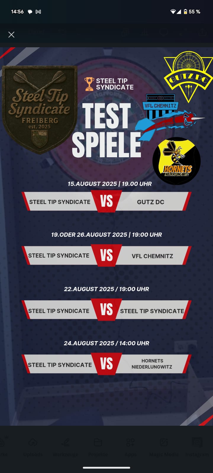 Steeldart Testspiele🤠