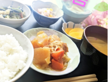 町田市のデイサービス　こころ　調理員が作るおいしい昼食