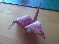 Kranich/Traditionell/Faltarbeit:Origami-Micha