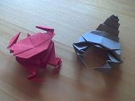 Krebs,Skorpion/Traditionell/Faltarbeit:Origami-Micha