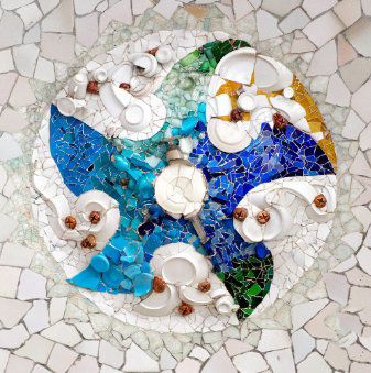 Plafons del Park Güell, 2010. Fotografia: Raúl Sanz