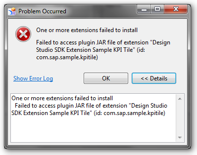 Design Studio Platform Extension Problem