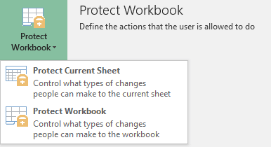 SAP Analysis for Office Protect Workbook