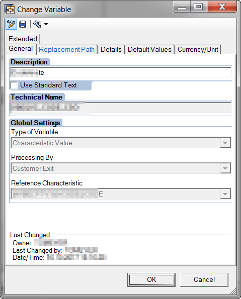 Query Variable Customer Exit