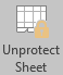 Microsoft Excel Protected Sheet