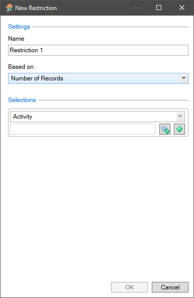 Analysis Office Add new restriction