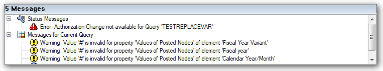 BEx Query Designer: No Authorization for Query