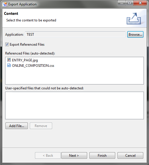 SAP Design Studio Export Application