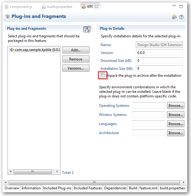 Plugin Development Eclipse