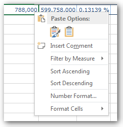 SAP Analysis for Office: Parameter True