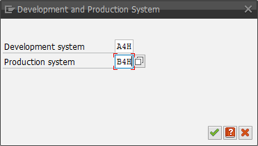 BW/4HANA Connection between Development and Production System