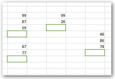 Excel ranges