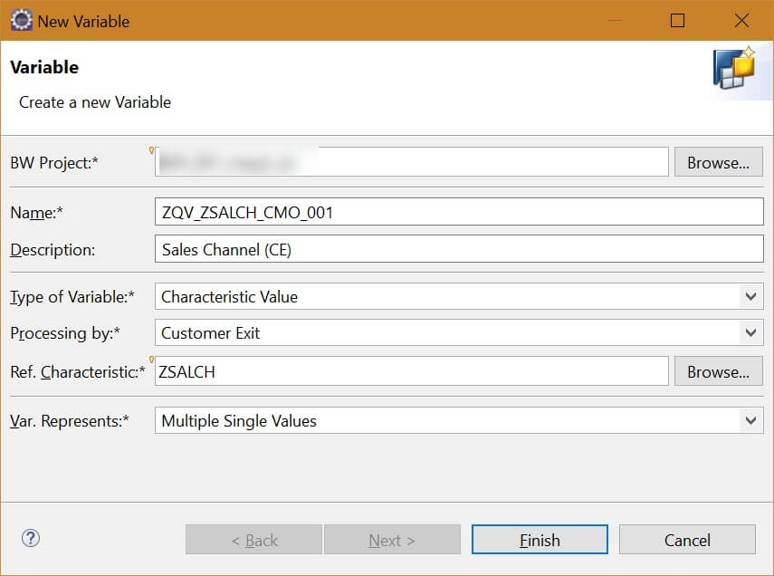 Customer Exit Variable