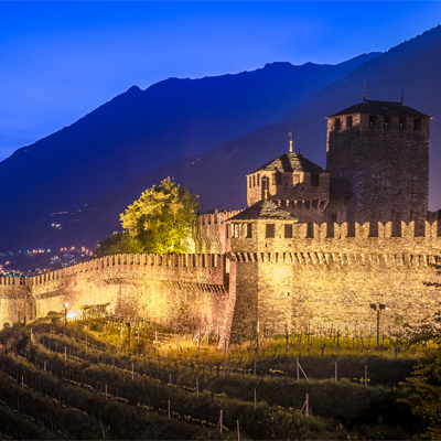 Bellinzona - Burg Montebello - UNESCO