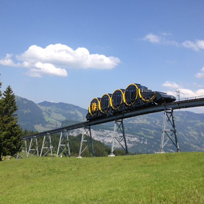 Stoos - Seilbahn neuste Konstruktion der Welt