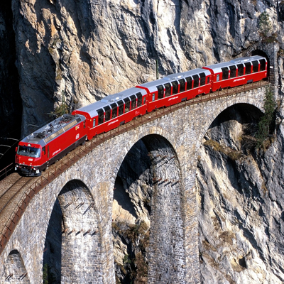 Landwasser Viaduct - Glacier Express train