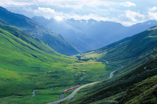 Oberalp pass - source of the Rhine