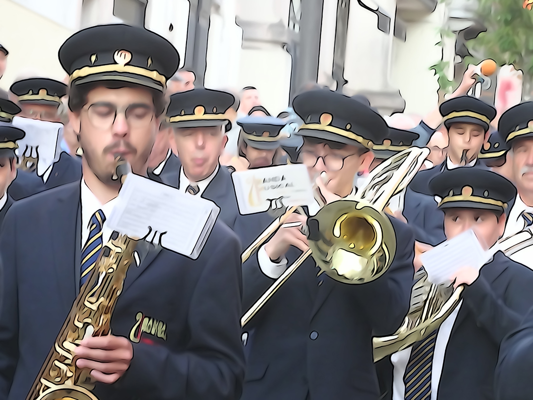 Fanfares & défilés dans les rues