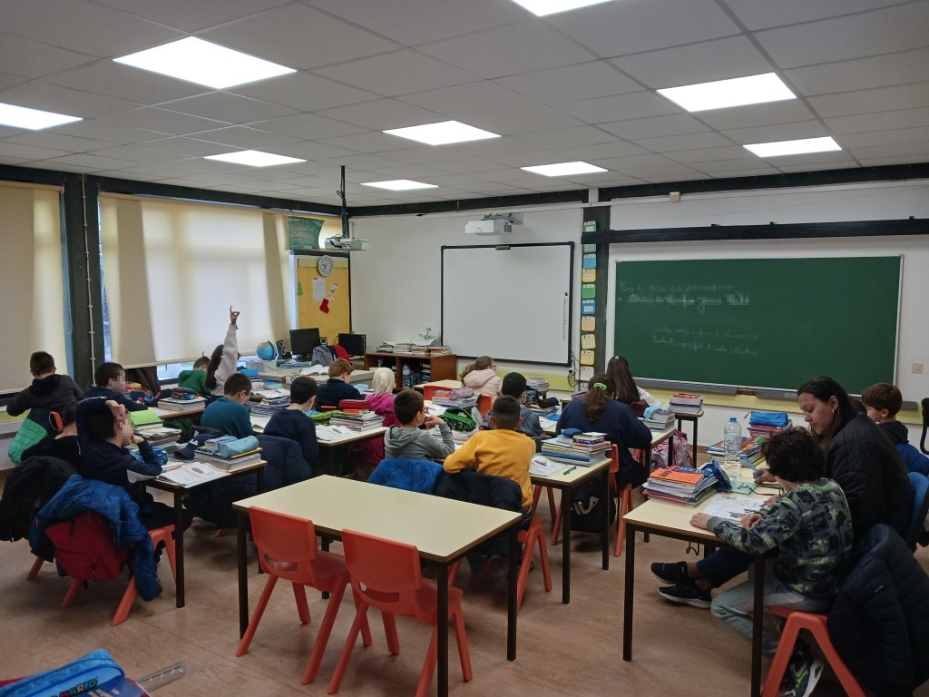 Sala de aula 1.º CEB - 1