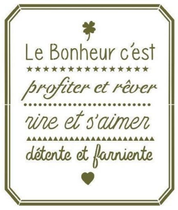 Le Bonheur 24 x 29 cm