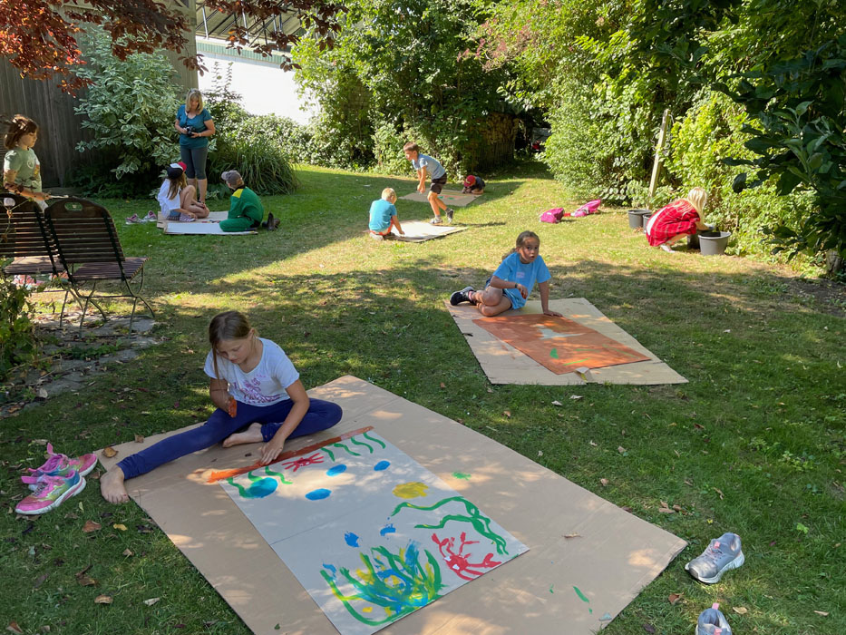 Kunstgriff macht Schule: Besuch der 3. und 4. Klasse der GS Neuenkirchen