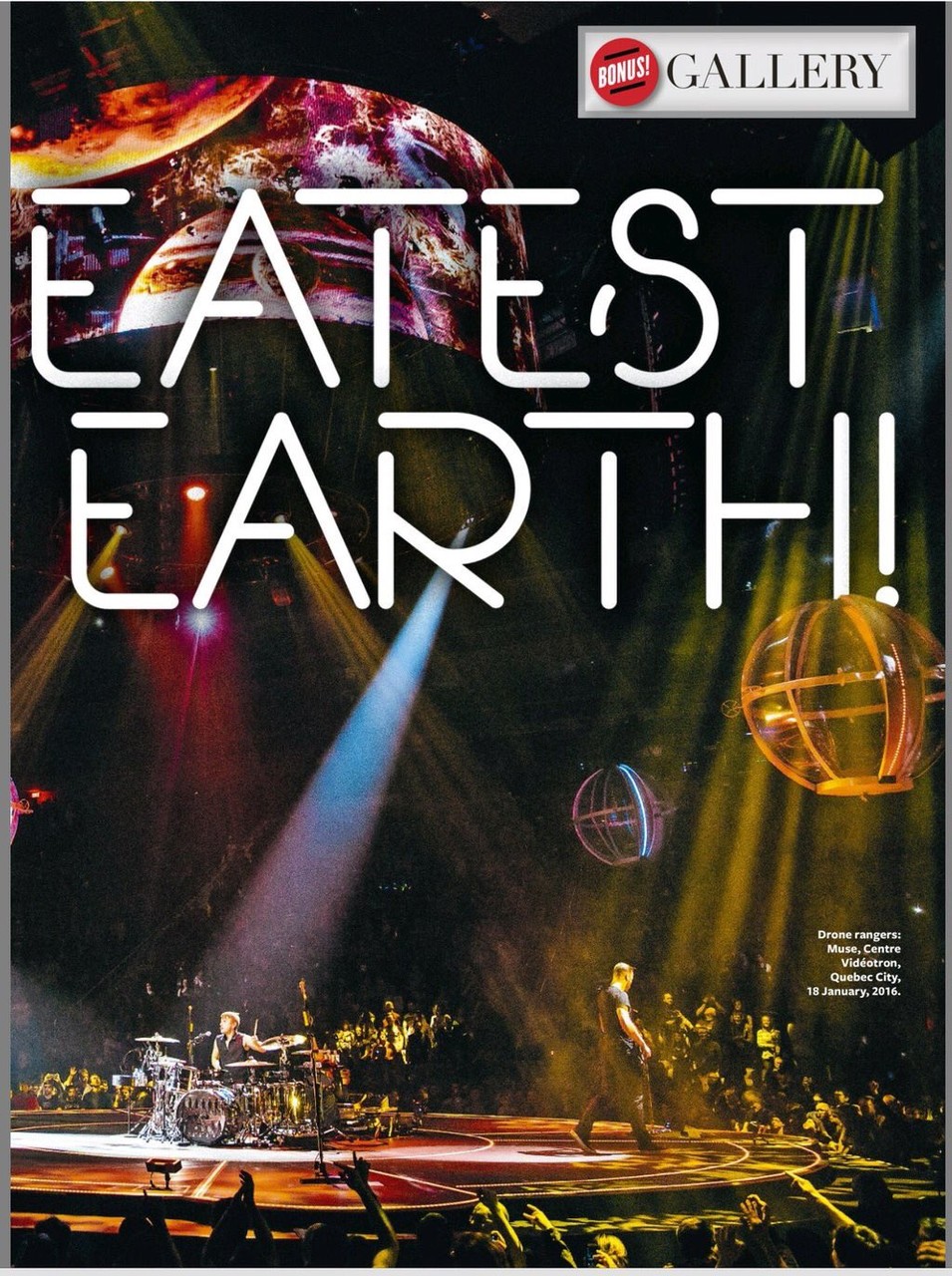 Q magazine, апрель 2016. The Greatest show on Earth - Muse, страница 31