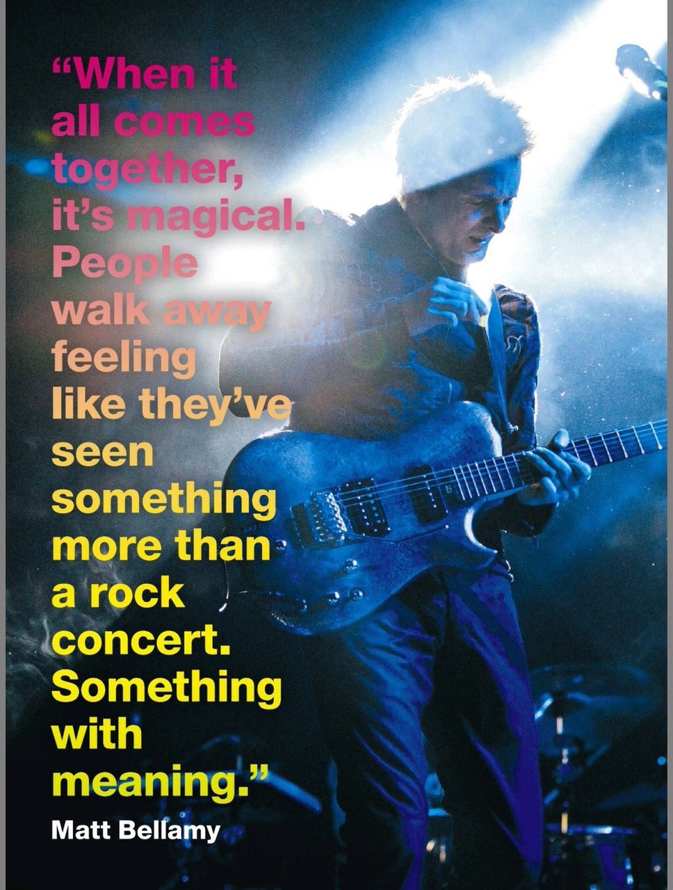 Q magazine, апрель 2016. The Greatest show on Earth - Muse, страница 36