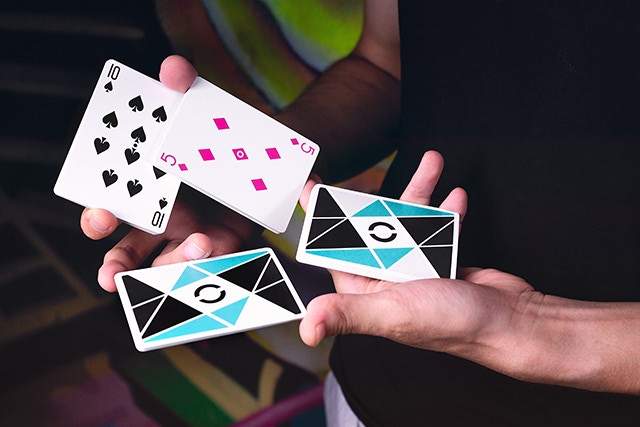 Cardistry Turquoise Blue Edition playing cards / カーディストリー
