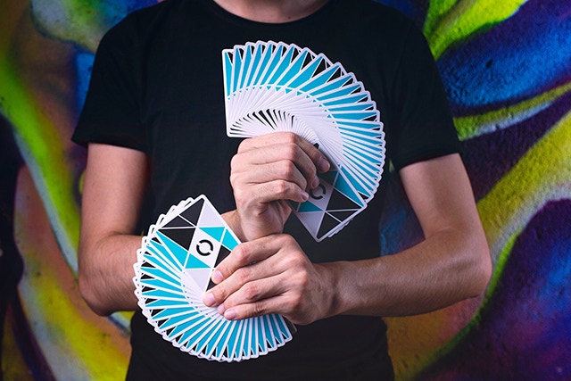 Cardistry Turquoise Blue Edition playing cards / カーディストリー