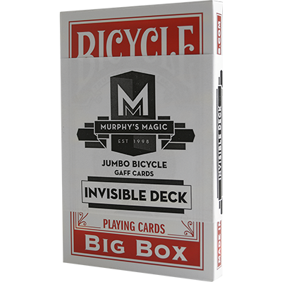 Jumbo Invisible Deck Bicycle (Red / Blue) / ジャンボ