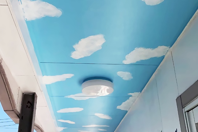 テラスの空を完成