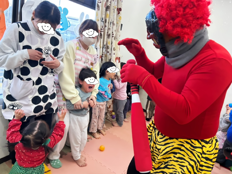 カラーボールで鬼退治！