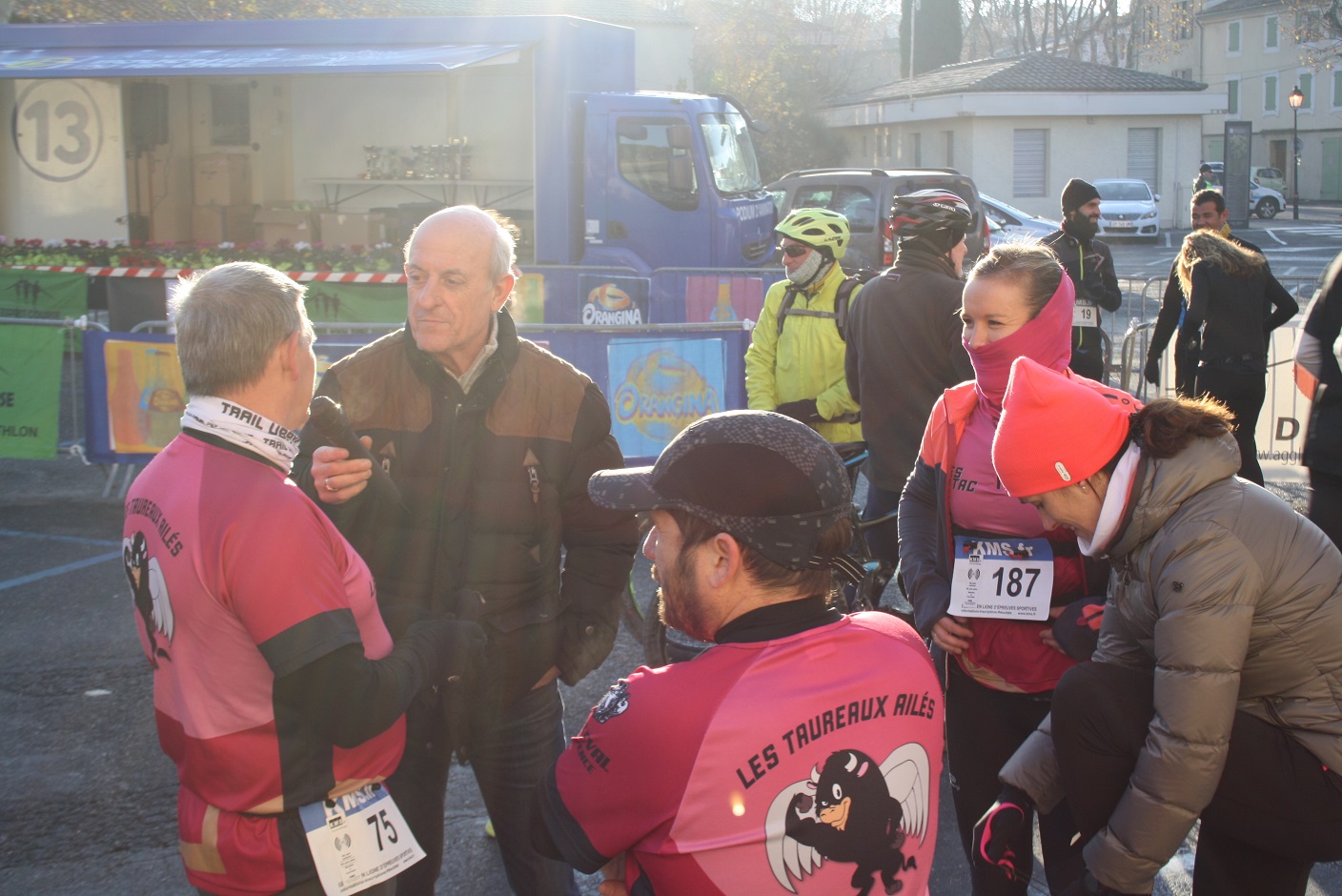 3-Coach Eric interviewé avant la course