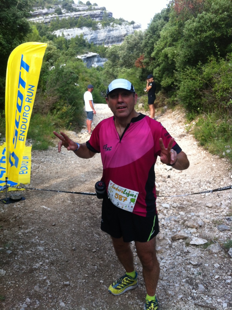 9-Bruno après le 1er segment (montée de 900m!)