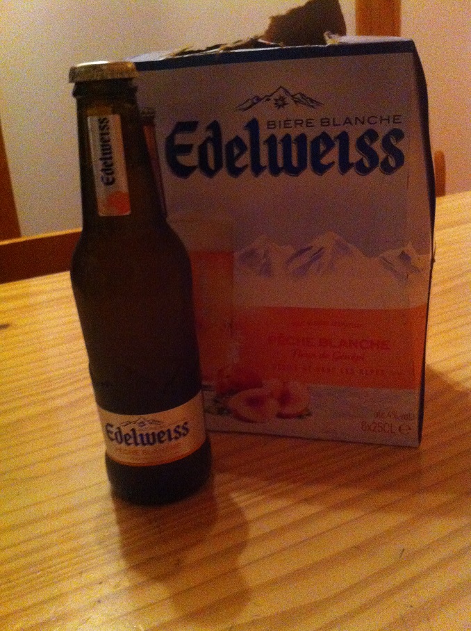 3-L'Edelweiss (la bière) avant l'Edelweiss (le trail de 55km)..