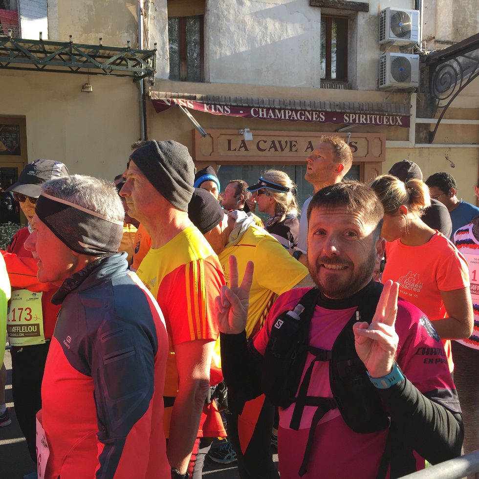 11-C'est l'heure du départ pour Cédric sur le 10km