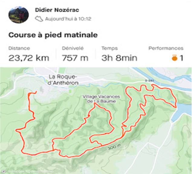 17-Et le tracé sur Strava. Merci Stef pour l'inspiration!