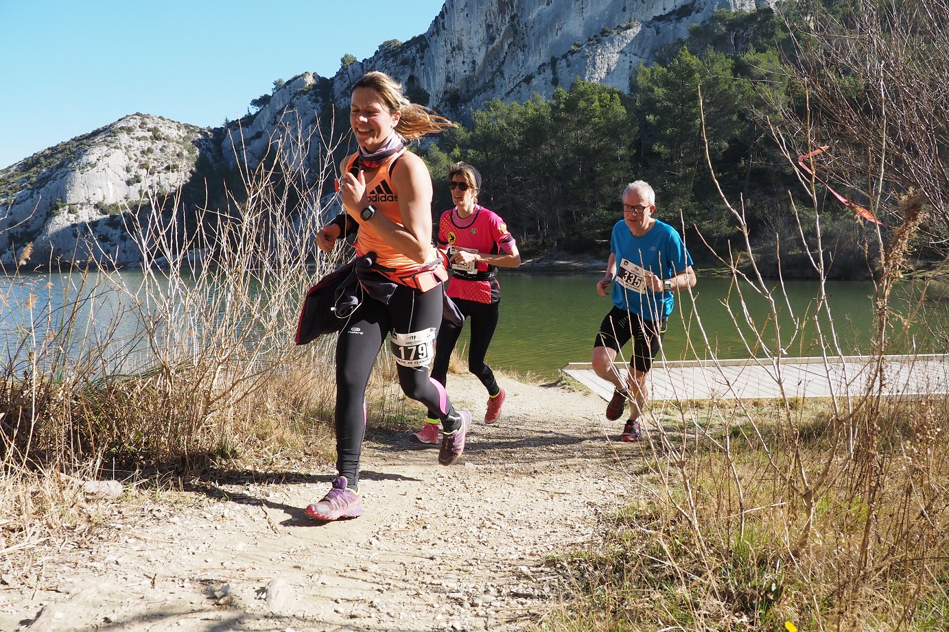 13-Et là Laëtitia à 3km de l'arrivée aussi