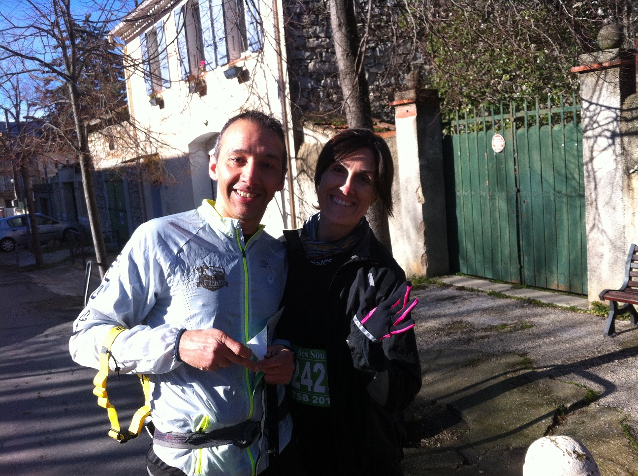 13-Et c'est au tour de Marisol et du sherpa Seb' de se lancer sur le 15km