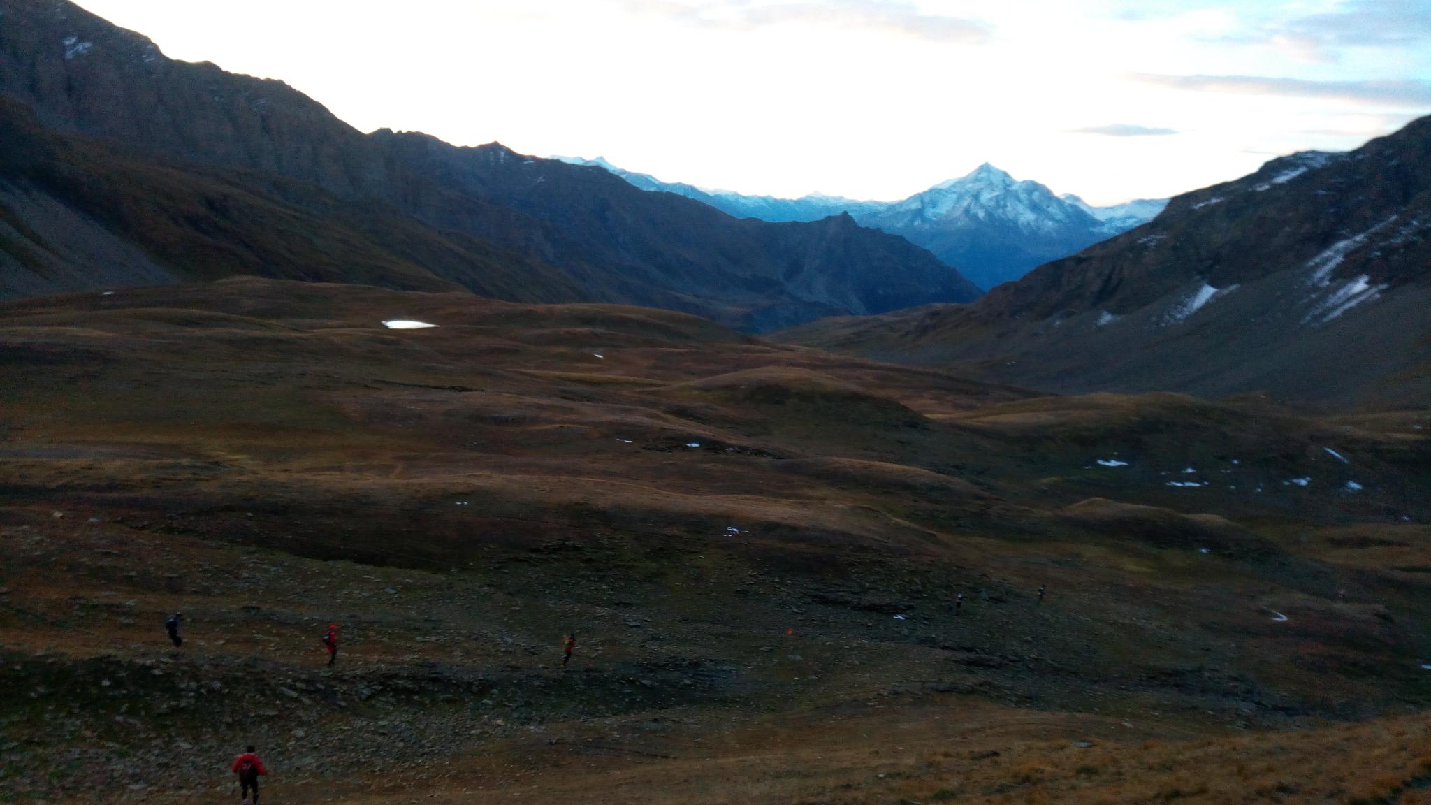 8-Descente vers le 1er ravito, pas de chemin