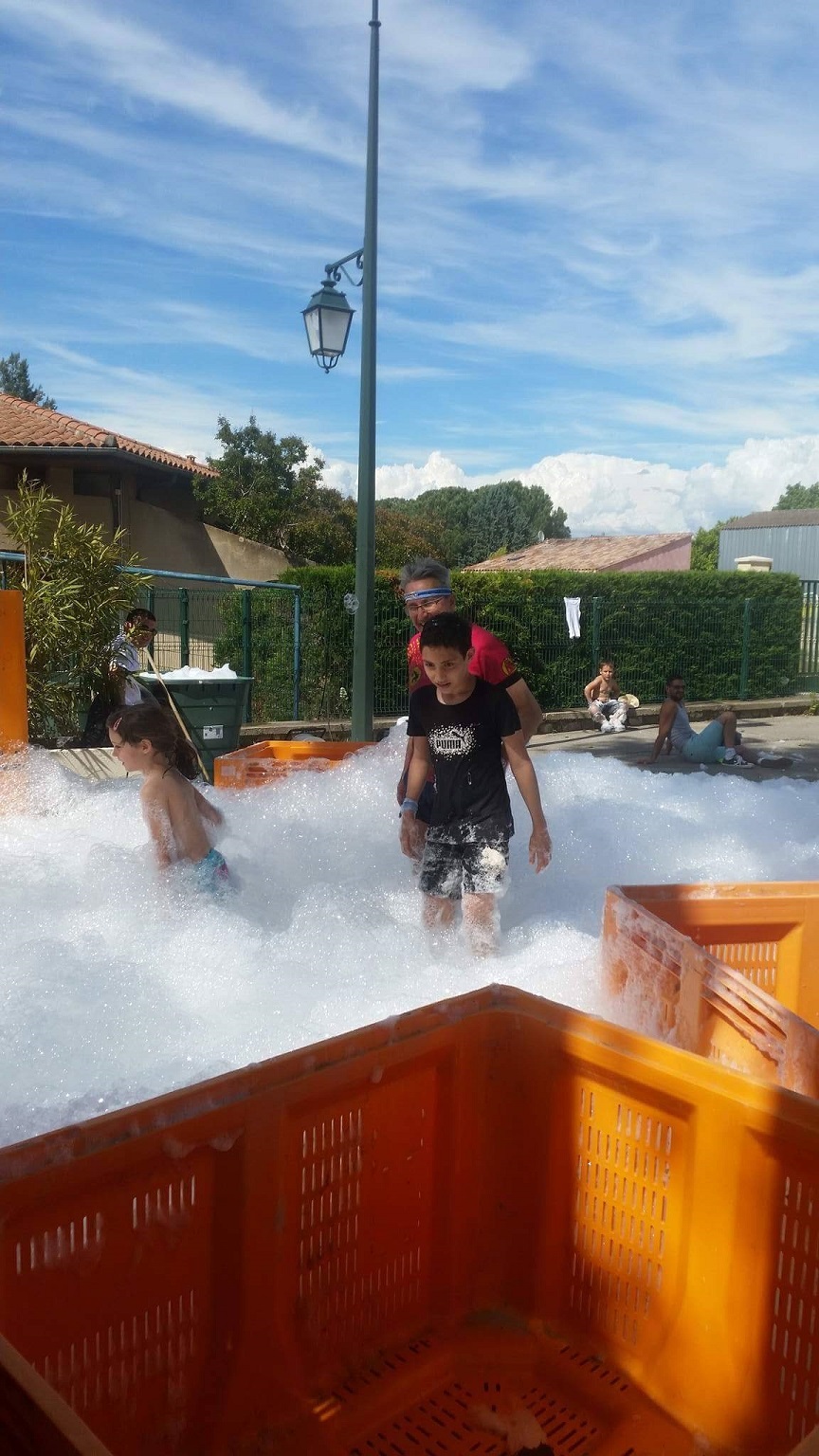 11-Un bain de mousse avant la ligne d'arrivée