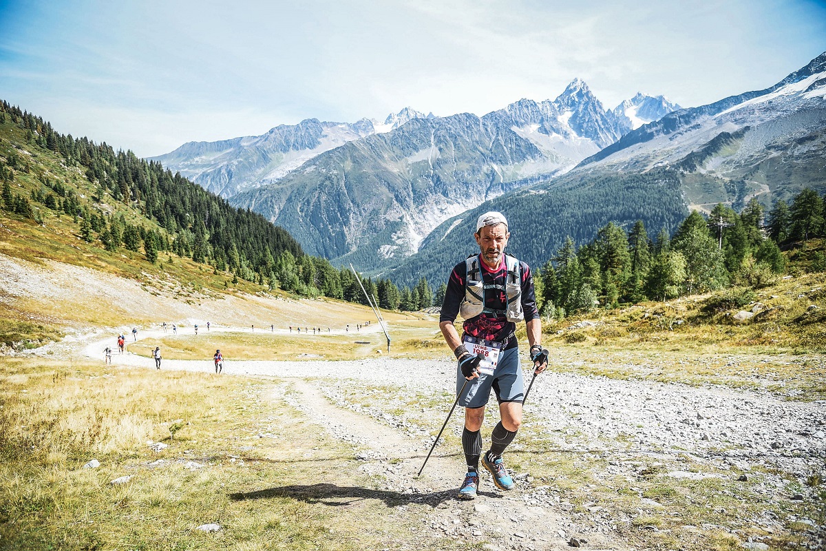 48-Arrivée à La Flégère - Vue sur la dernière rampe à découvert et surtout les montagnes