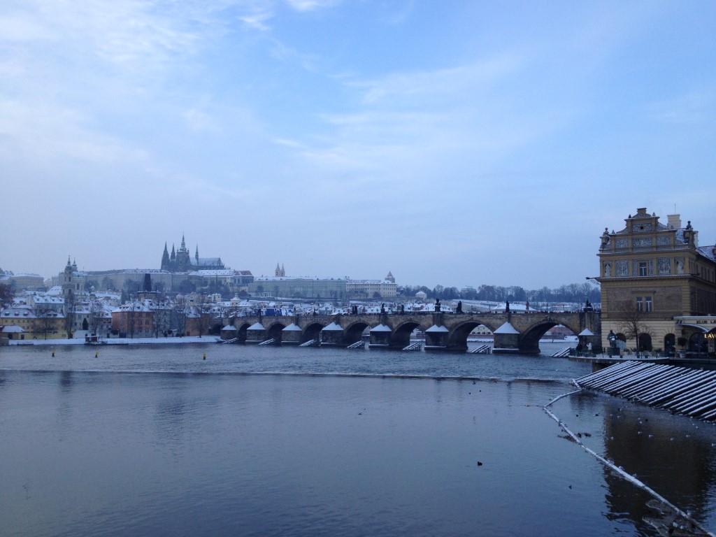 Tschechien, Prag, Karlsbrücke, Moldau, Vltava