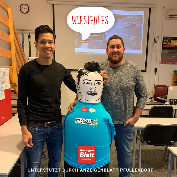 Foto: Links (Hoan Luu Gründer Wiestehtes) und rechts Max Schmauder