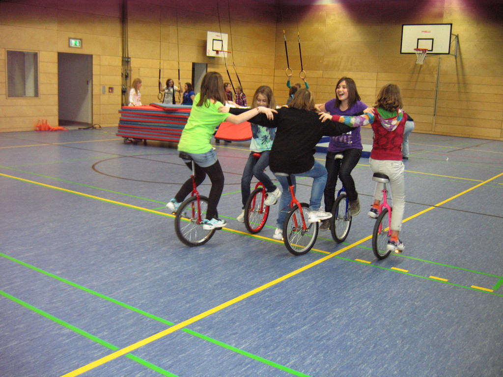 Ein "Auto" auf Einrädern